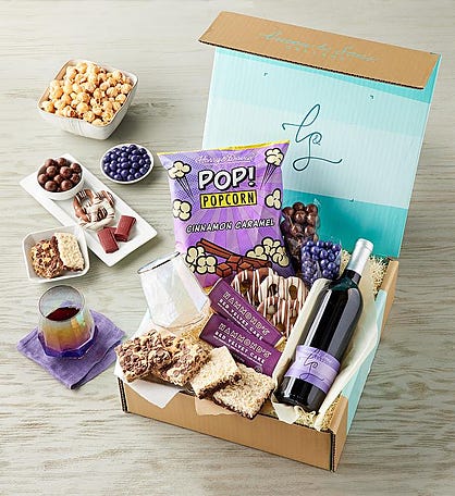 Deluxe Sweet Celebration Red Wine Gift